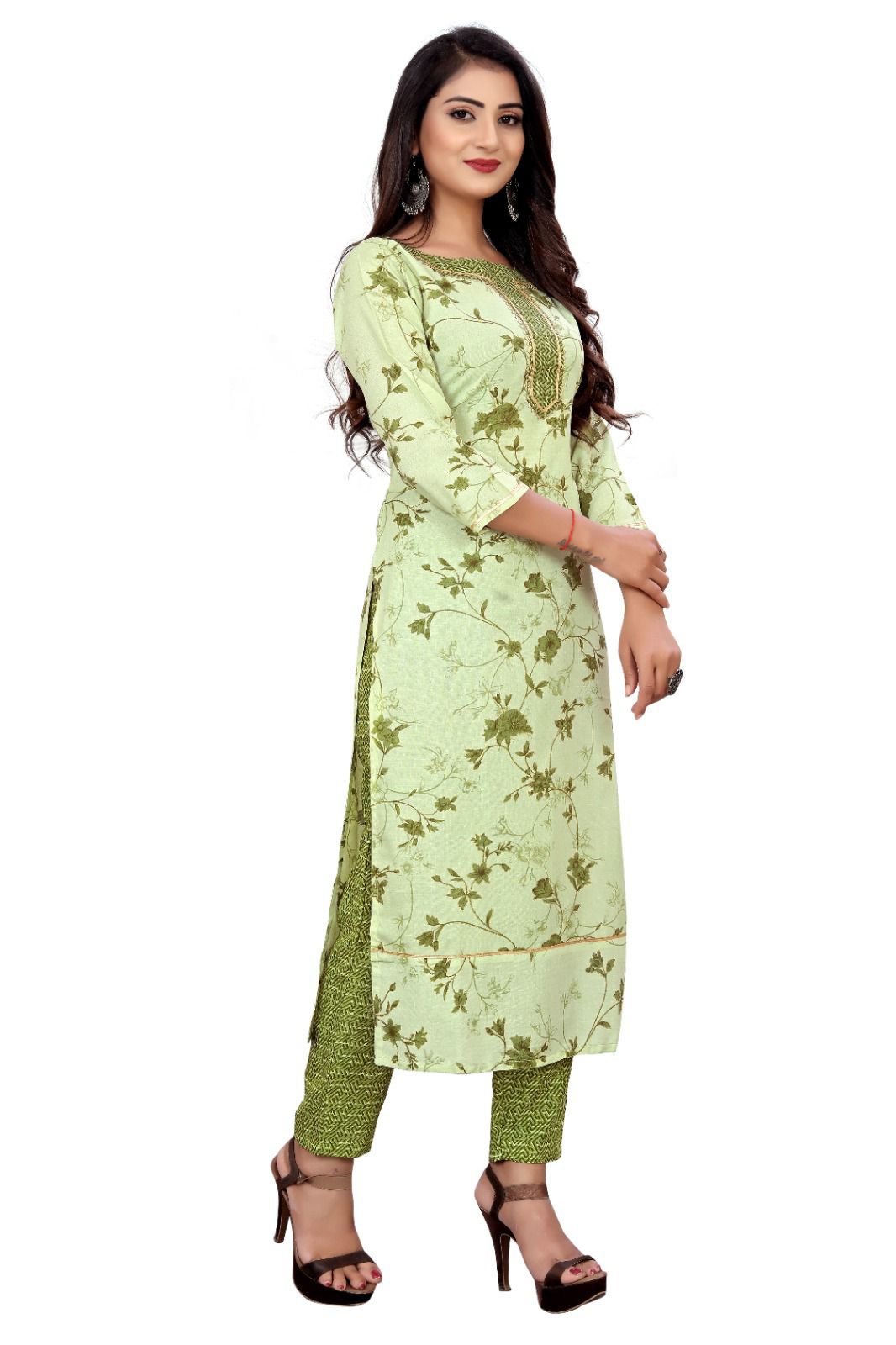 Kurti Set with Bottom Wear H71