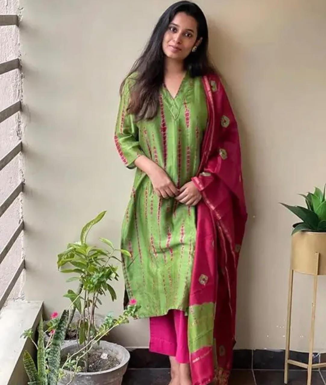 Kurti Set 3 Piece with Dupatta & Bottom Wear