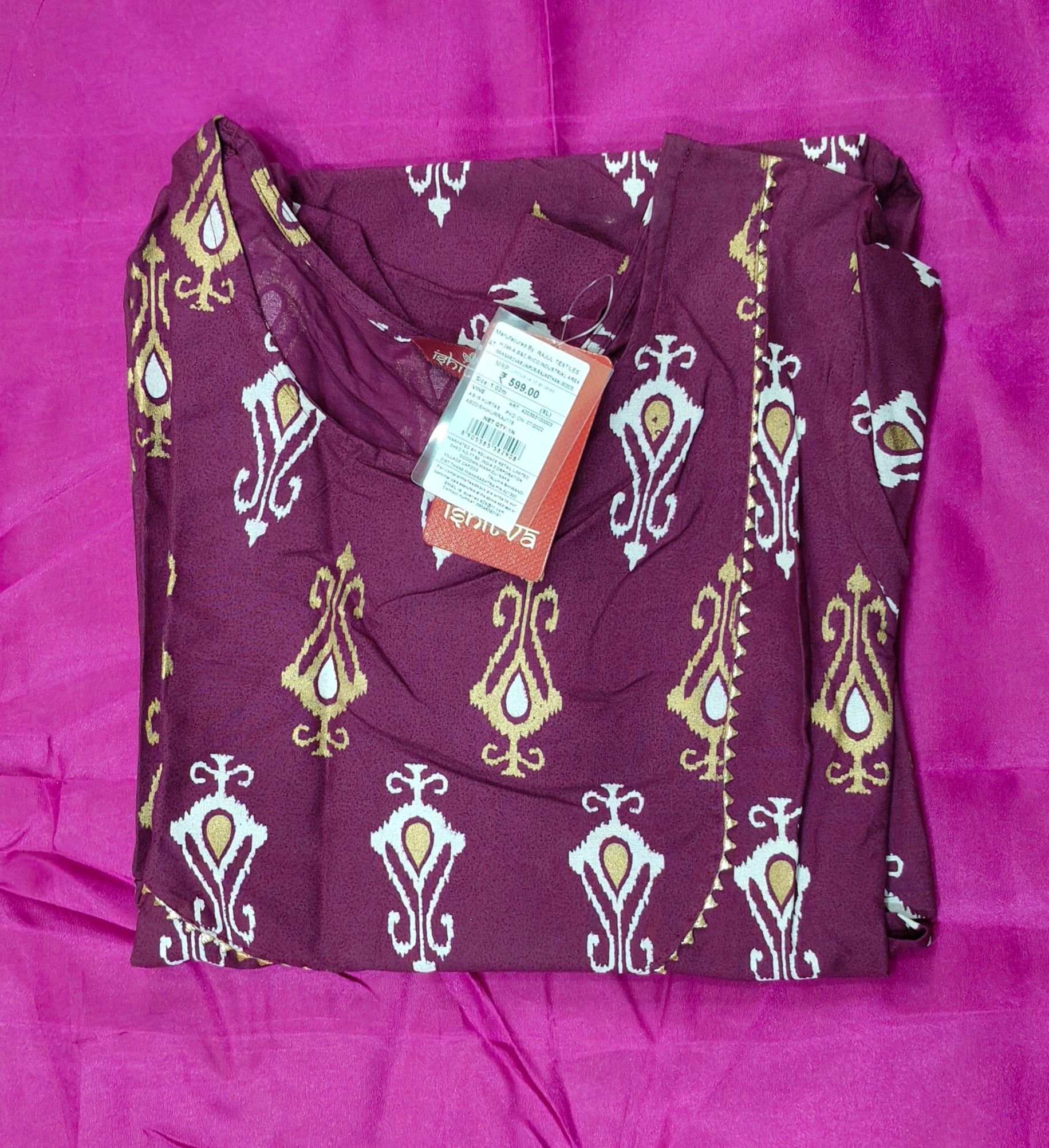 KURTI HEAVY COTTON H145 (1 Piece )