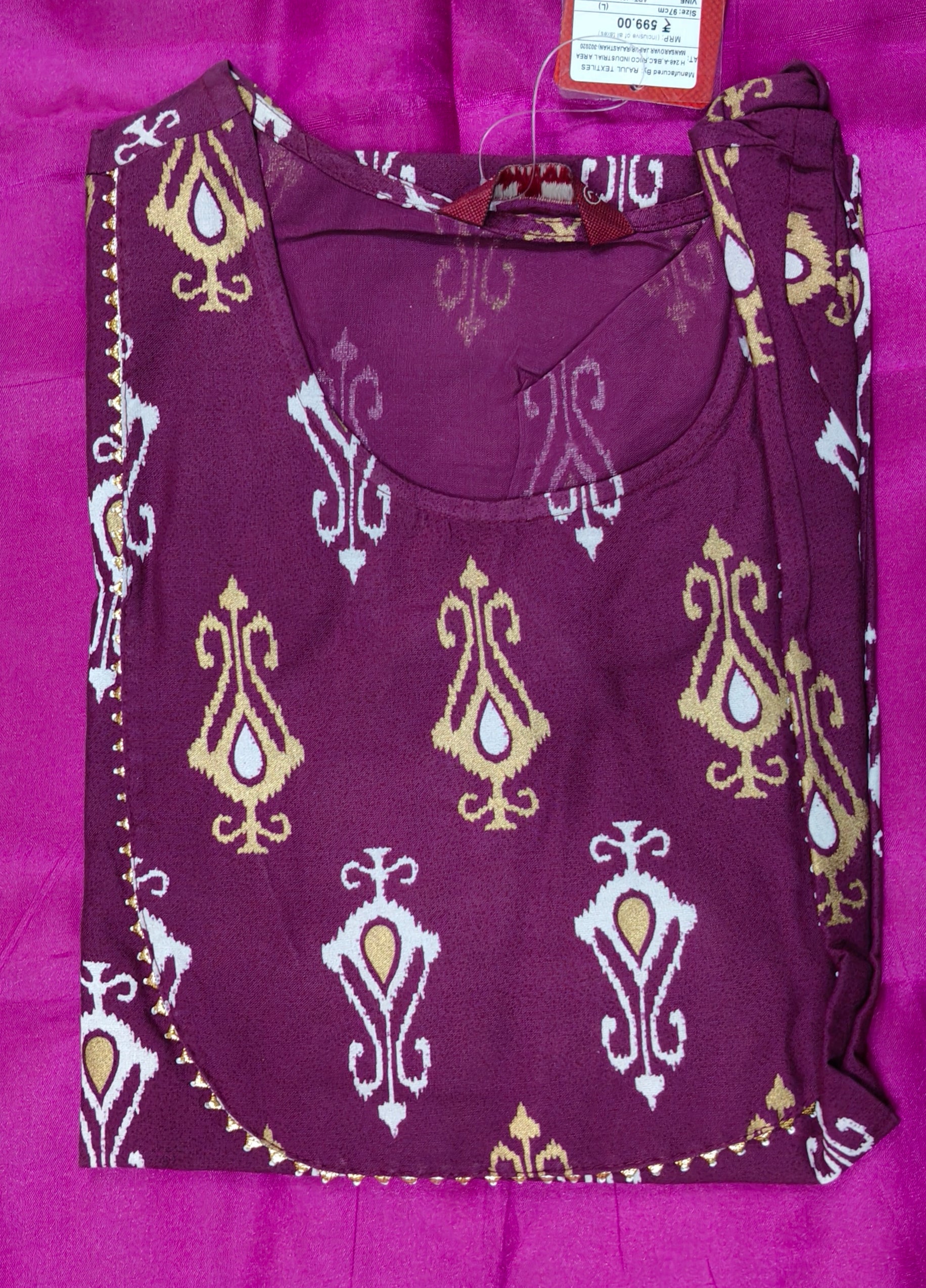 KURTI HEAVY COTTON H197 (1 Piece)