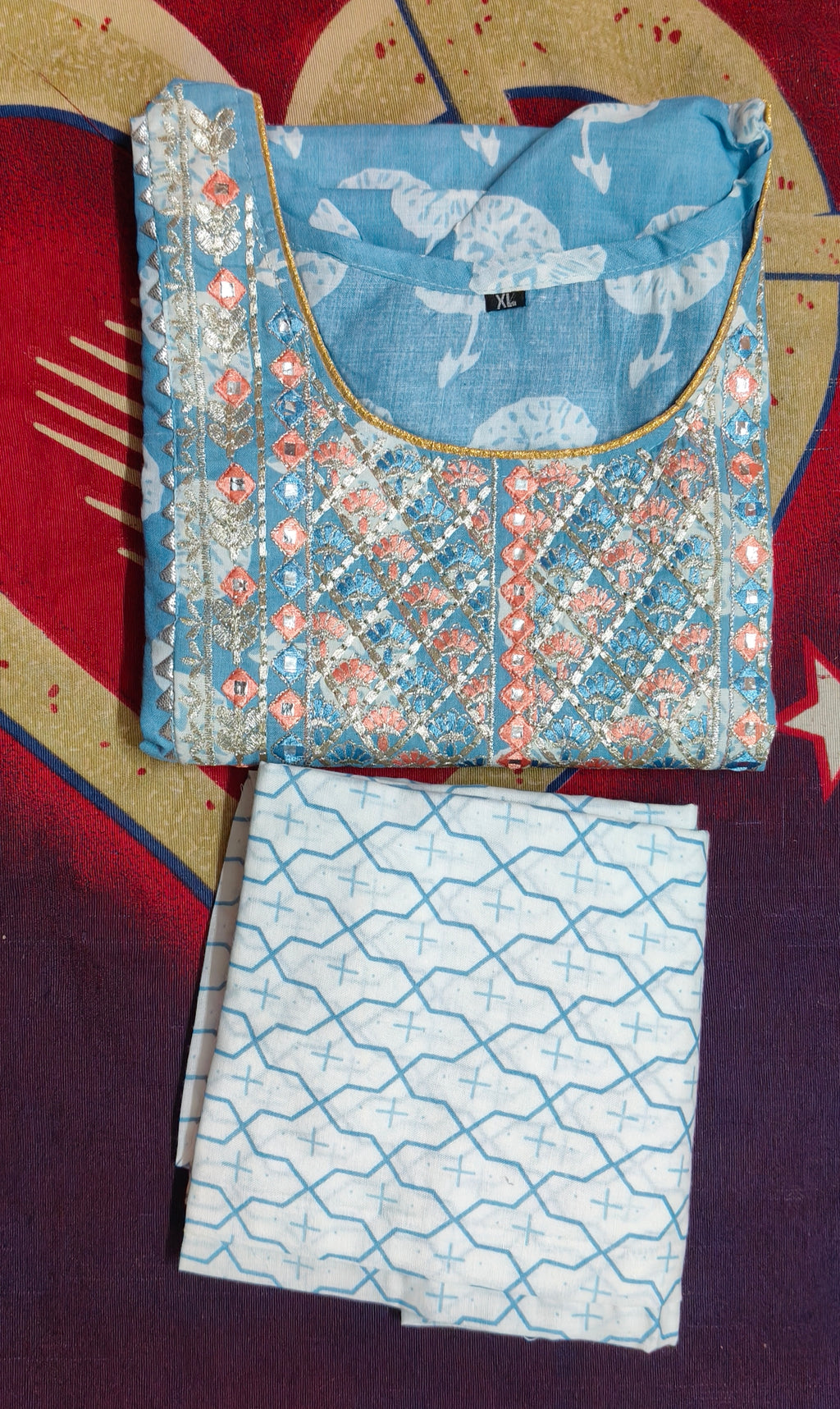 Kurti Set with Bottom Wear 2 Piece H66