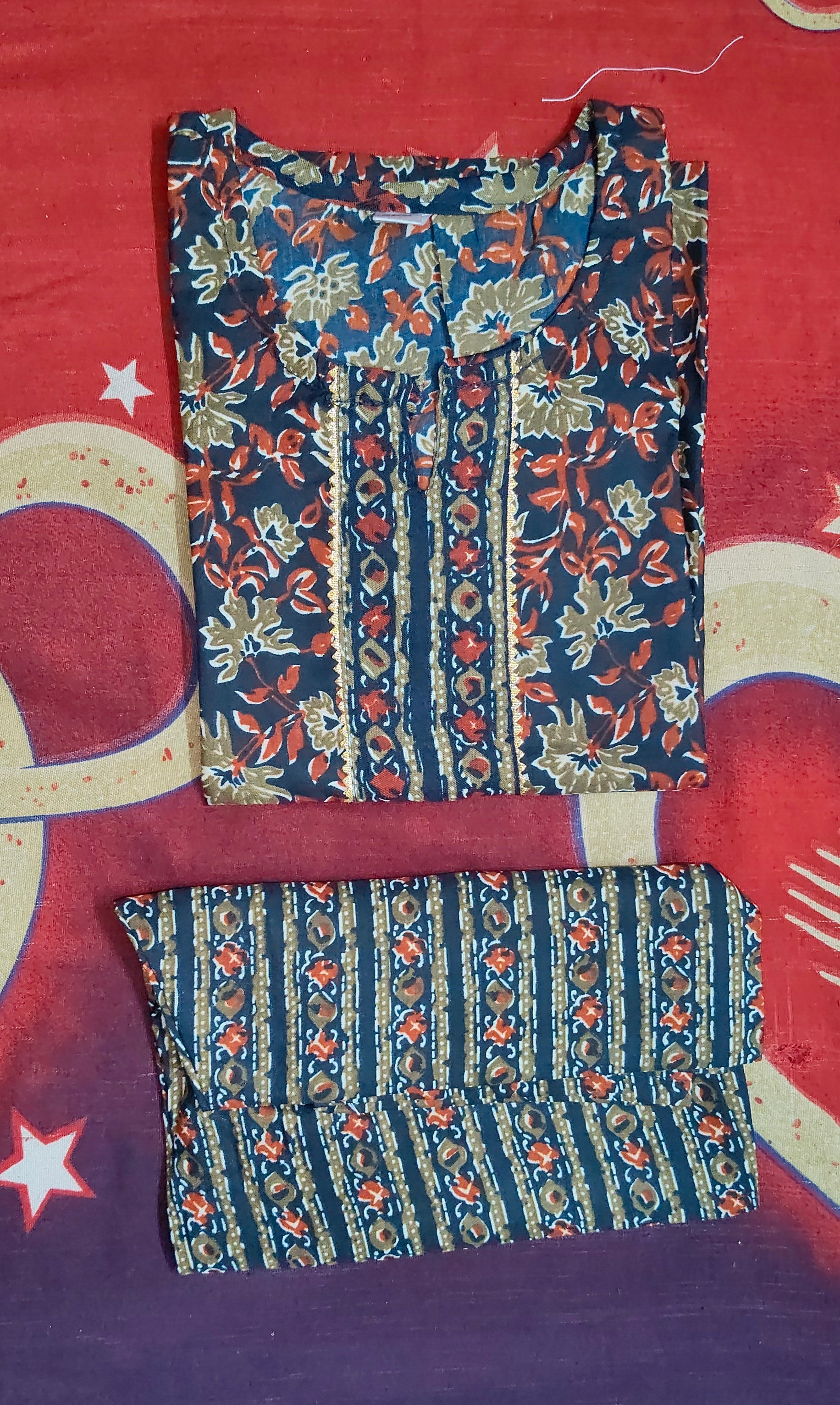 Kurti Set with Bottom Wear 2 Piece H72