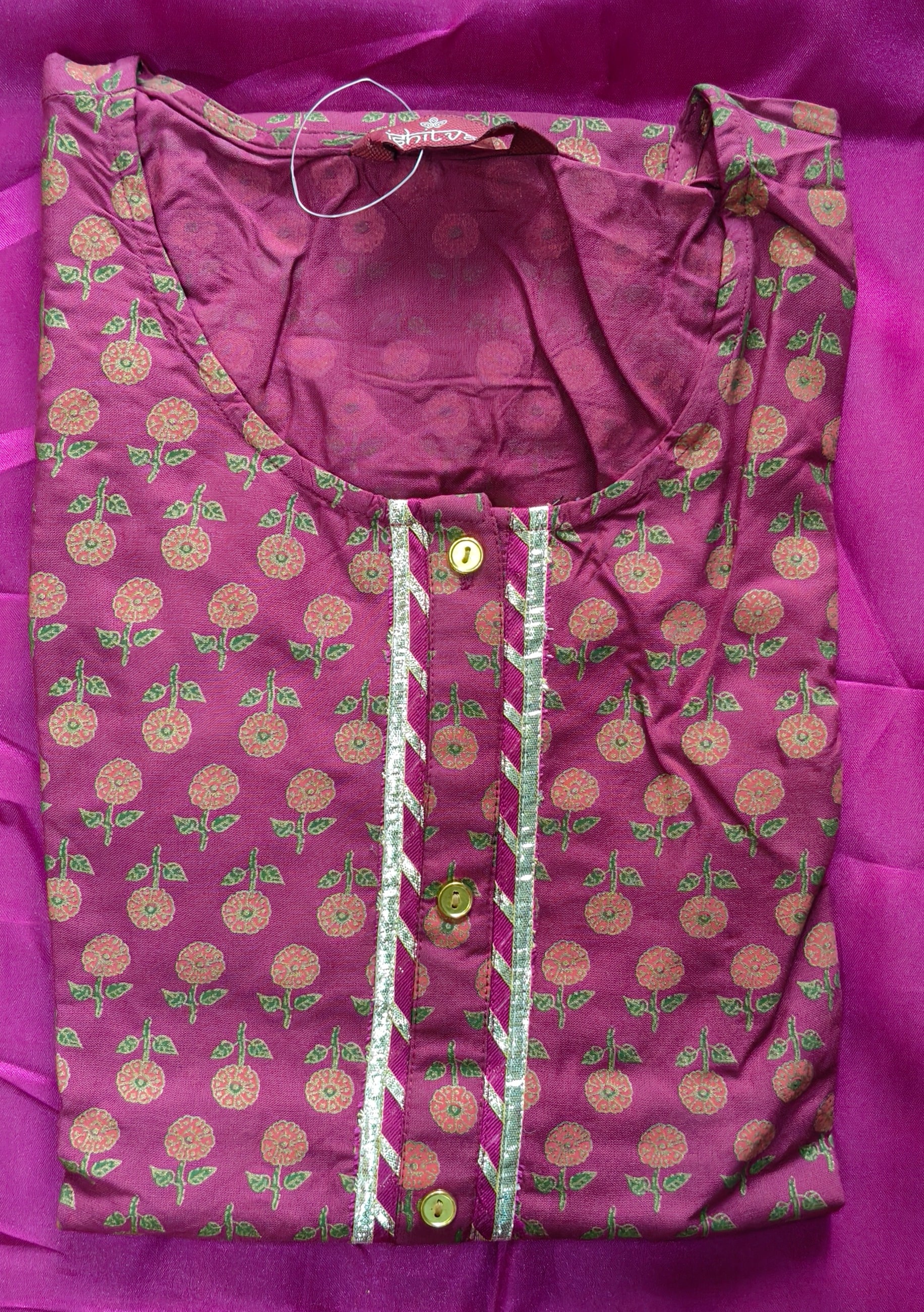 KURTI HEAVY COTTON H116 (1 Piece )