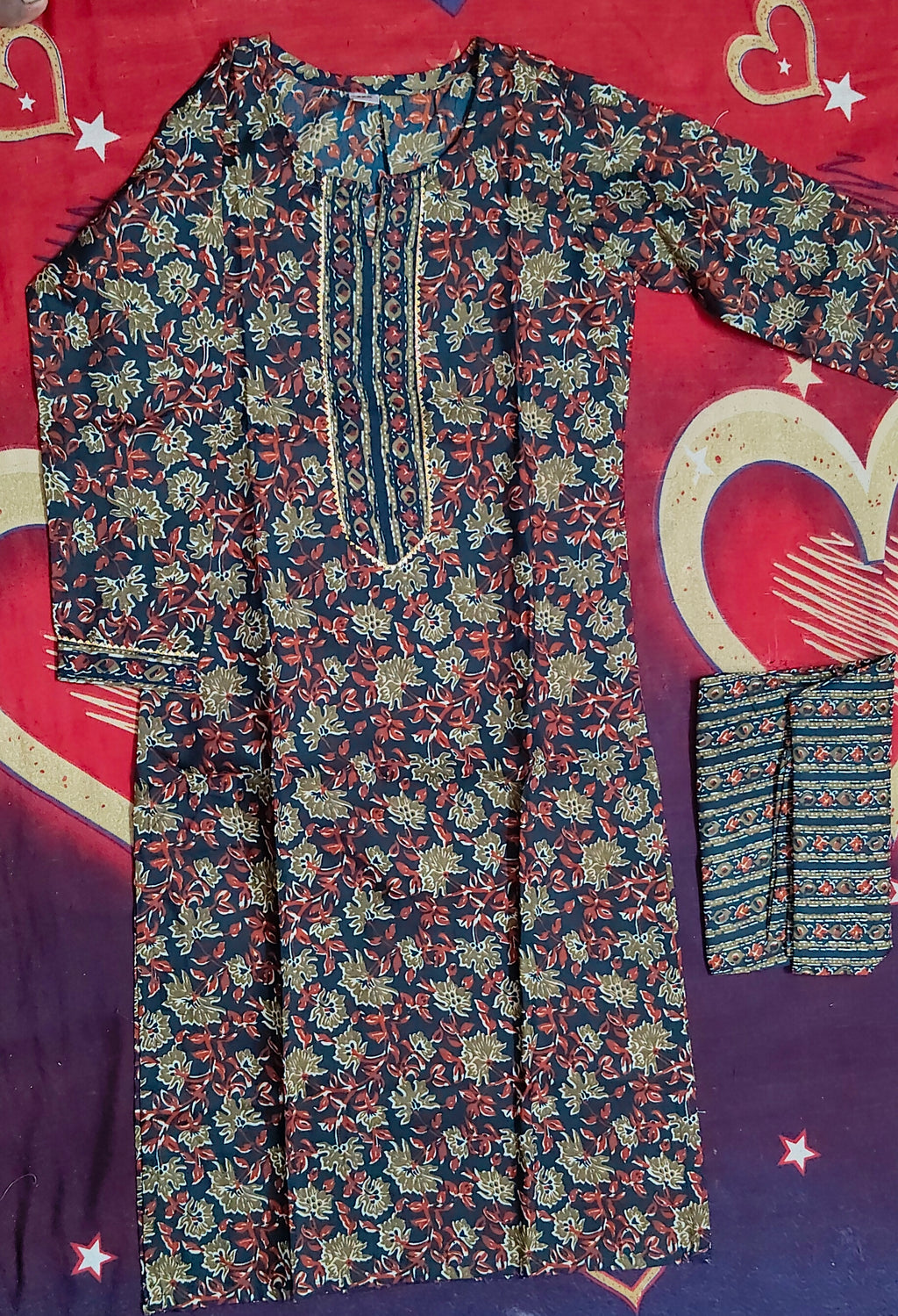 Kurti Set with Bottom Wear 2 Piece H72