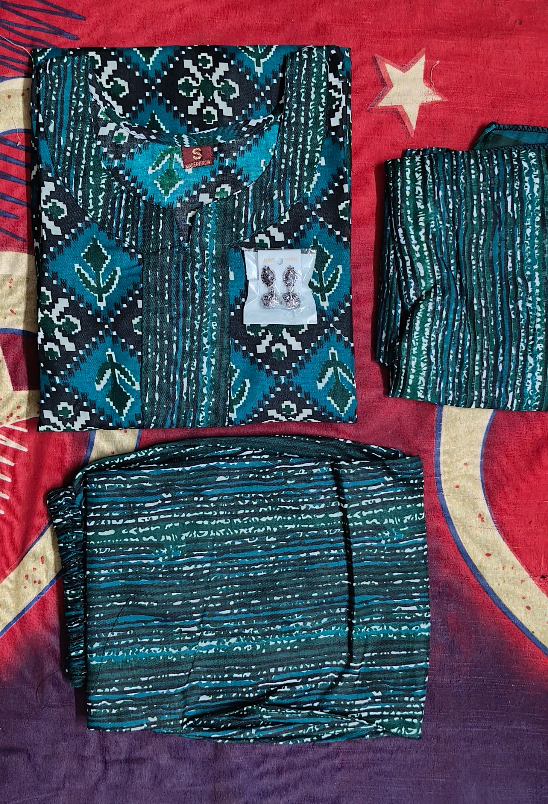 Kurti Set with Dupatta & Bottom Wear 3 Piece Z58