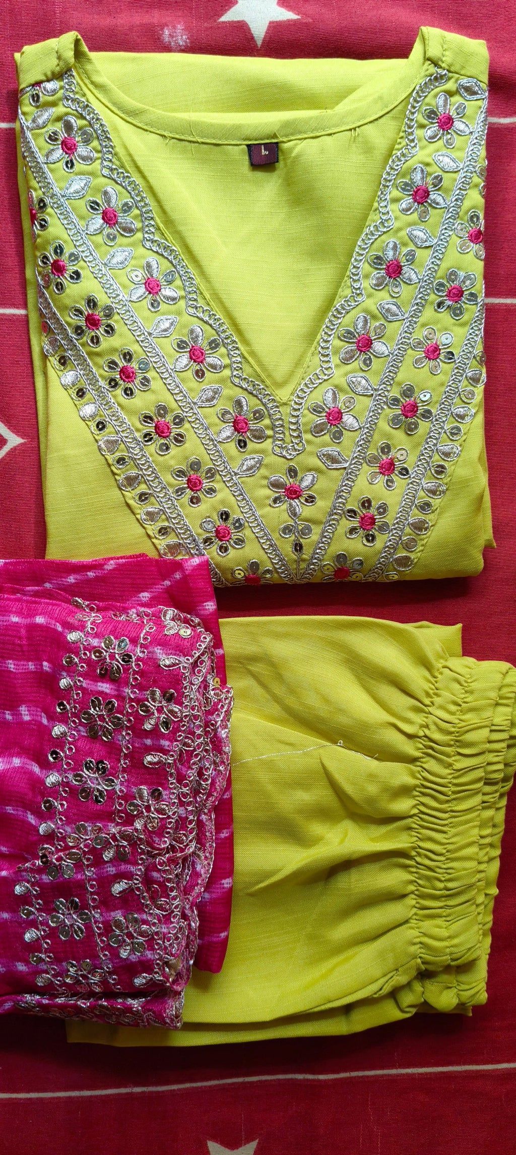 Kurti Set with Dupatta & Bottom Wear 3 Piece Z53