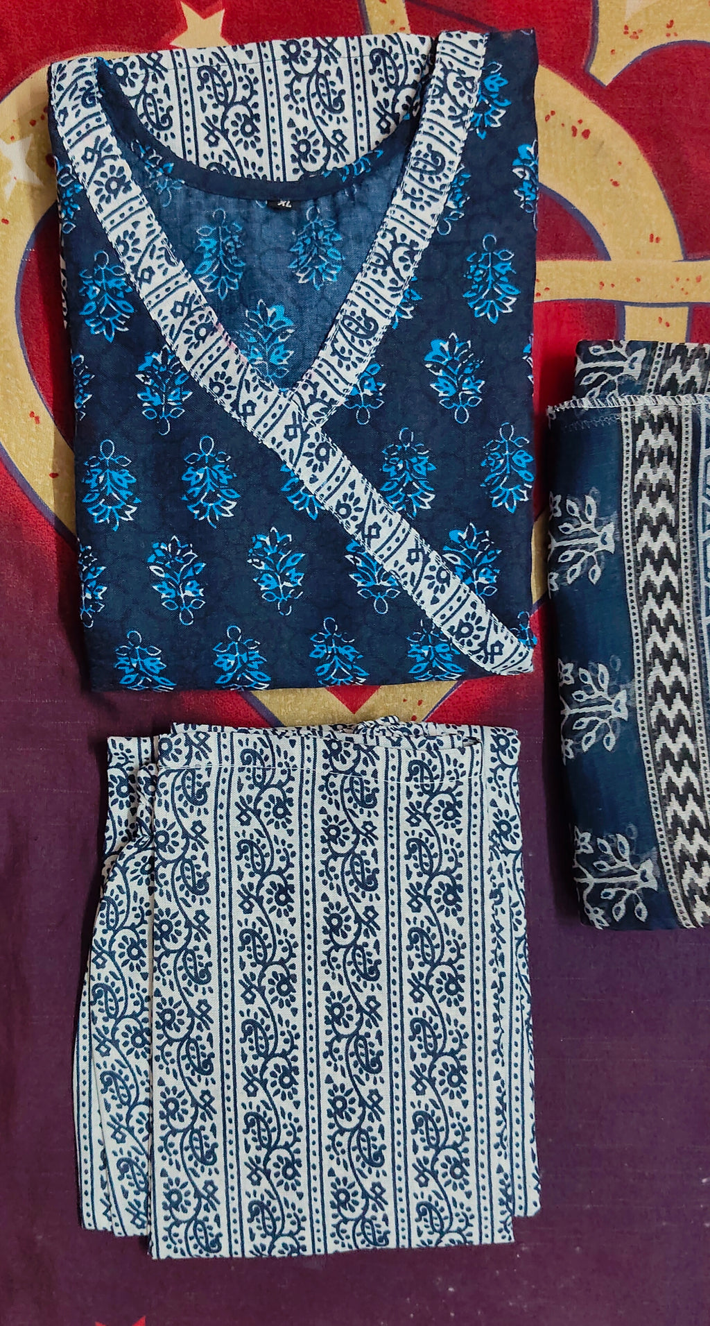 Kurti Set with Dupatta & Bottom Wear 3 Piece Z62