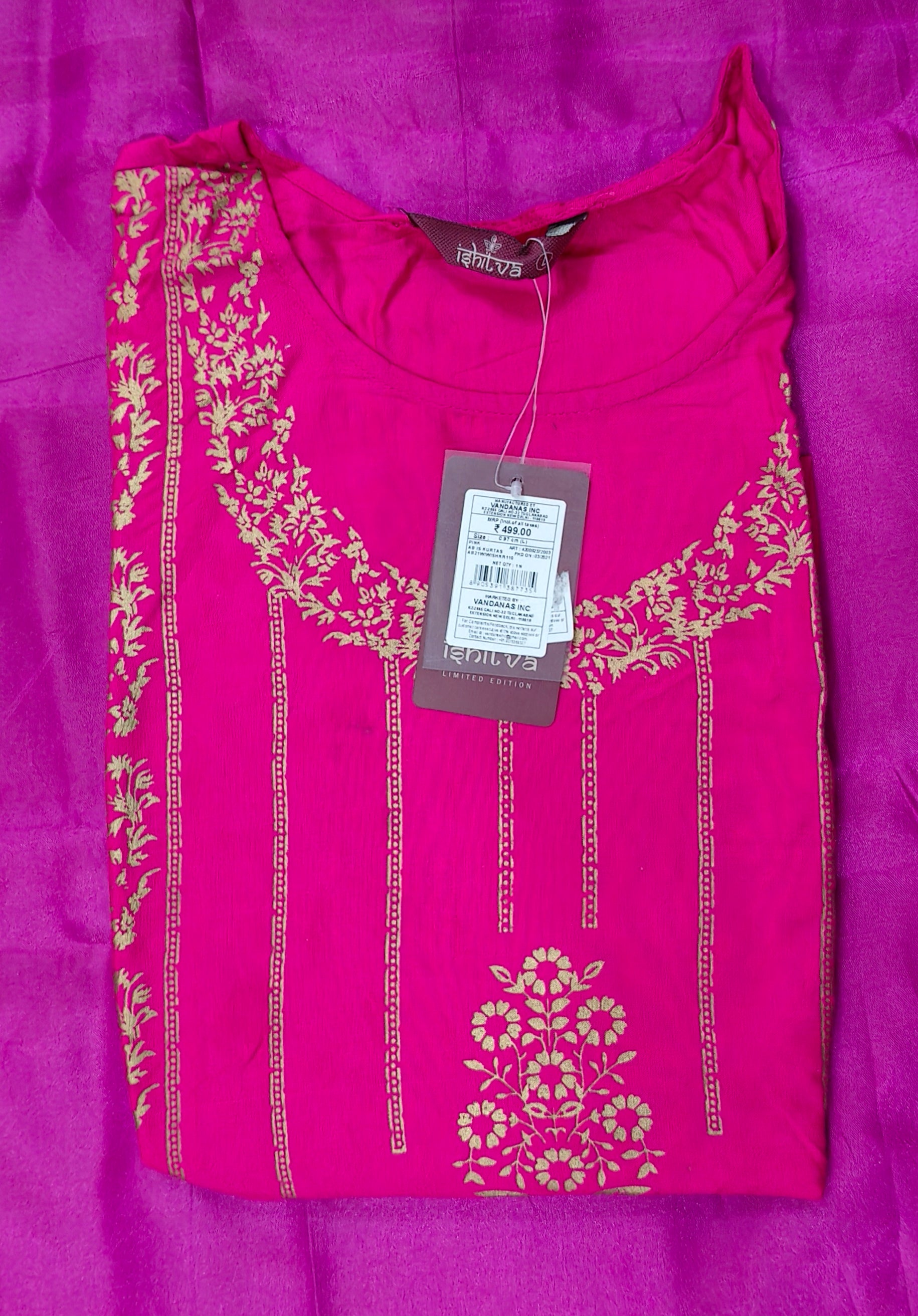 KURTI HEAVY COTTON H172 (1 Piece )