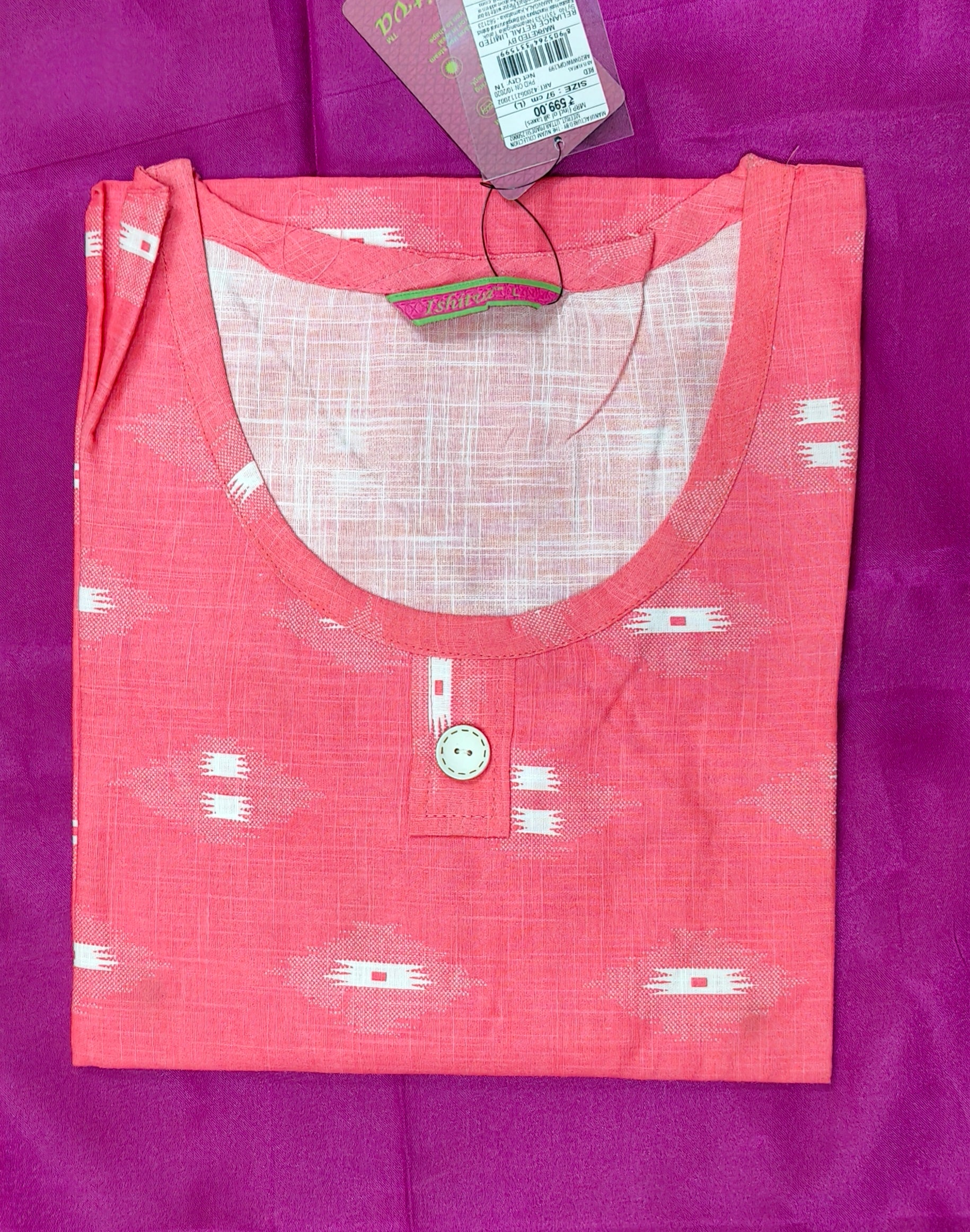 KURTI HEAVY COTTON H194 (1 Piece)