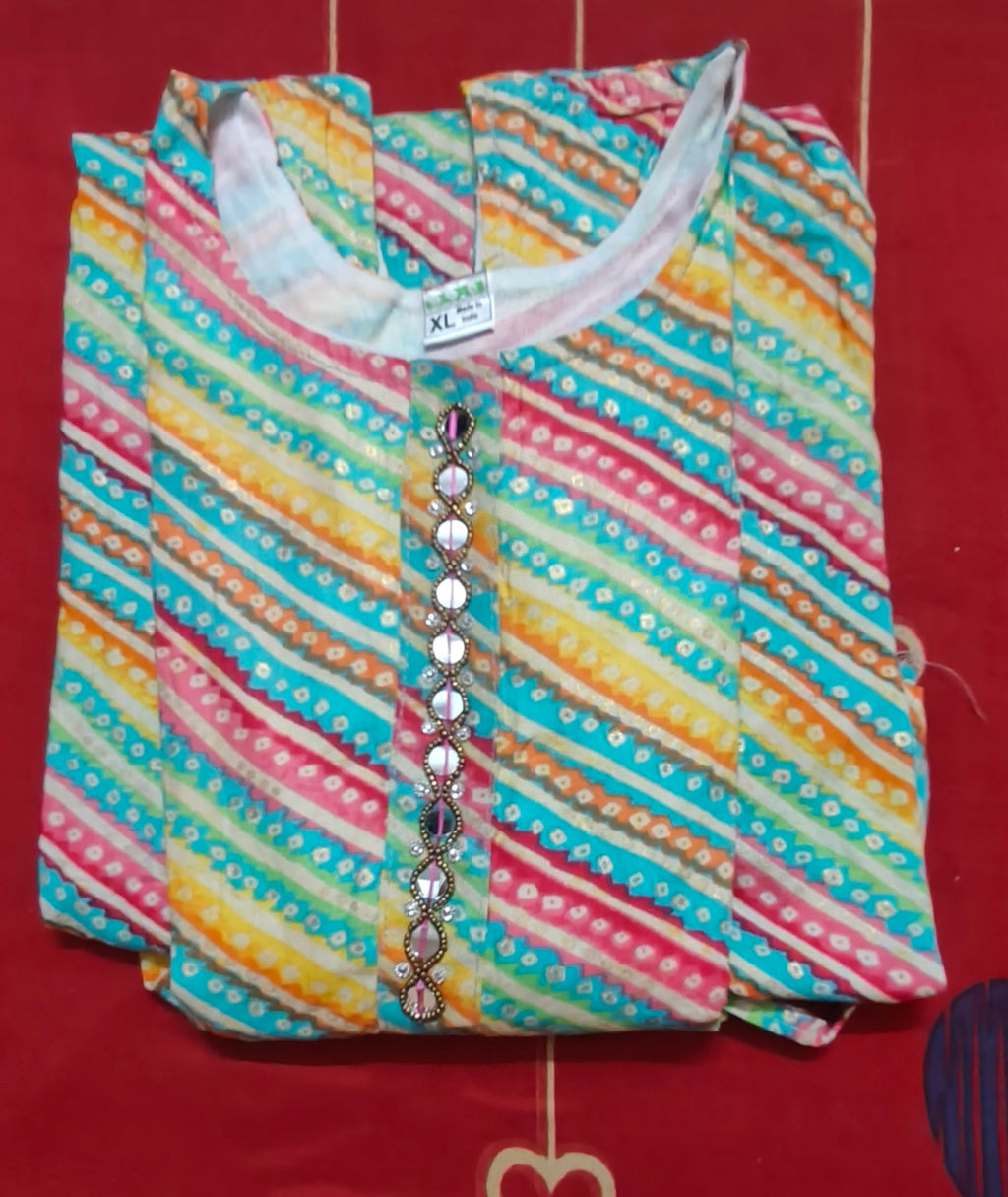 UMBRELLA KURTI H90 HEAVY COTTON (1 Piece )