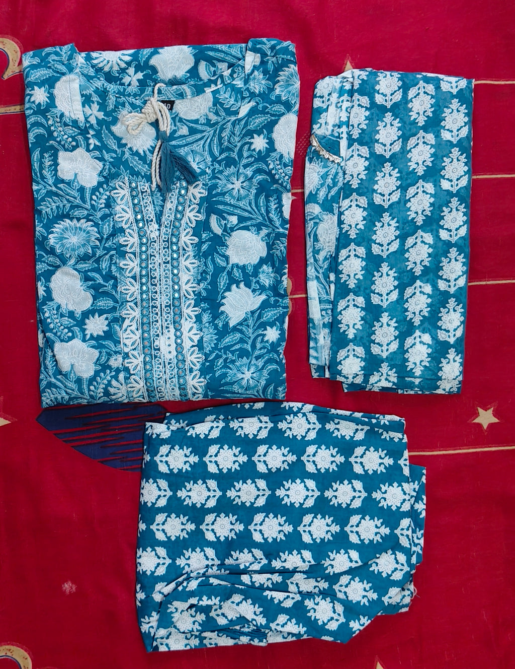 Kurti Set with Dupatta & Bottom Wear 3 Piece Z71